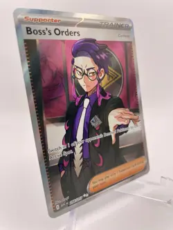 Boss’s Orders 256/217 Ultra Rare Full Art Pokemon TCG Ascended Heroes NM - Image 2