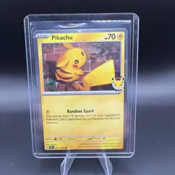Pikachu 051 /162 Stamped 2026 Pokemon Day 30 Promo TCG - NM - Image 1