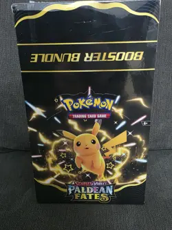 Pokemon TCG Scarlet & Violet Paldean Fates Booster Bundle Display Sealed - Image 1