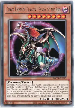 Yugioh - Chaos Emperor Dragon - Envoy of the End TOCH-EN030 Unlimited - Toon Cha - Image 1