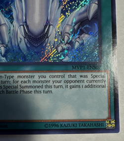 YuGiOh Dragon's Fighting Spirit MVP1-ENS07 Secret Rare 1st Edition NM - Image 5