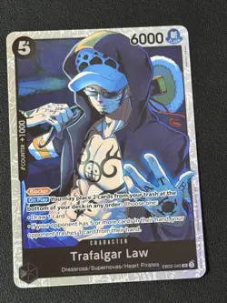 Trafalgar Law EB02-045 Extra Booster: Anime 25th Collection Foil One Piece CCG - Image 1