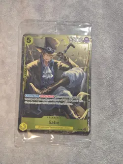 Sealed One Piece Tin Pack Set Vol. 2 Sabo P-073 Promo NM - Image 1