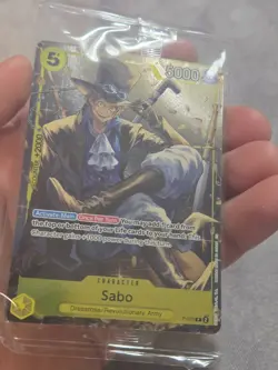 Sealed One Piece Tin Pack Set Vol. 2 Sabo P-073 Promo NM - Image 2