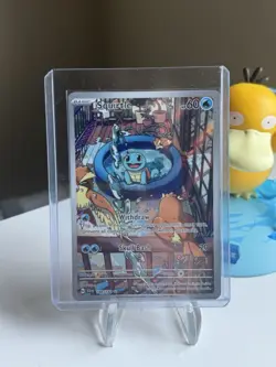 Squirtle - 148/142 - Illustration Rare - Stellar Crown - Pokemon Card - NM/M - Image 1