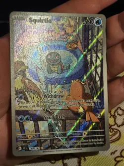 Squirtle - 148/142 - Illustration Rare - Stellar Crown - Pokemon Card - NM/M - Image 3