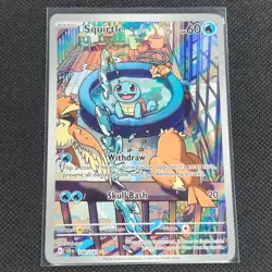 Squirtle - 148/142 - Illustration Rare - Stellar Crown - Pokemon Card - NM/M - Image 1