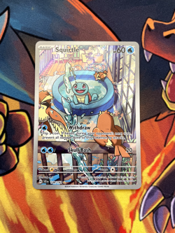 Squirtle - 148/142 - Illustration Rare - Stellar Crown - Pokemon Card - NM/M - Image 1