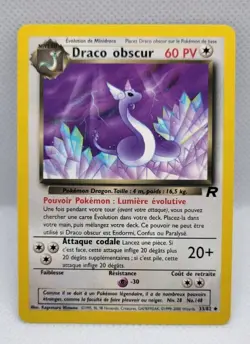 Carte Pokemon DRACO OBSCUR 33/82 Team Rocket ED2 Wizards 2001 FR NEAR MINT - Image 1