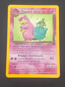 CARTE POKEMON FLAGADOSS OBSCUR 12/82 FR HOLO WIZARDS TEAM ROCKET - TBE+ - Image 1