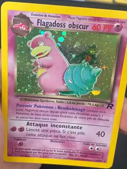 CARTE POKEMON FLAGADOSS OBSCUR 12/82 FR HOLO WIZARDS TEAM ROCKET - TBE+ - Image 2