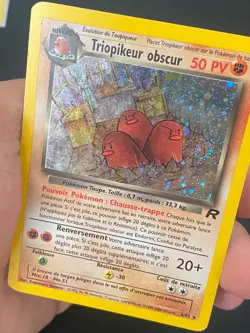 CARTE POKEMON TRIOPIKEUR OBSCUR 6/82 FR HOLO SWIRL WIZARDS TEAM ROCKET - TBE - Image 2
