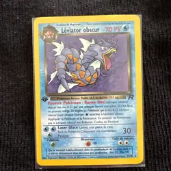 CARTE POKEMON LEVIATOR OBSCUR 25/82 EDITION 1 FR RARE WIZARDS TEAM ROCKET - BE - Image 1