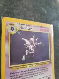 Pokemon TCG Cards Haunter 6/62 Fossil Unlimited Holo Rare - Image 2