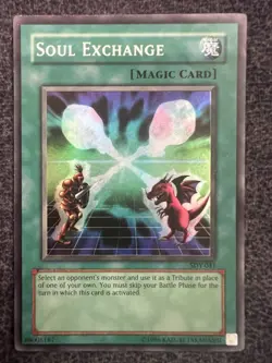 Yugioh Soul Exchange SDY-041 Super Rare Unlimited Edition NM - Image 1