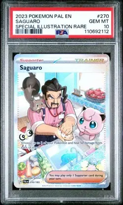 Pokemon - Saguaro - 270/193 - PALDEA EVOLVED - Illustration Rare - PSA 10 - Image 1