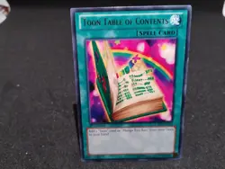 Yugioh! Toon Table of Contents - LCYW-EN116 - Rare - 1st Edition LP - Image 1