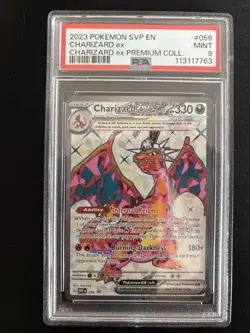 Charizard ex 056 Sv: Scarlet & Violet Promo Cards Holo PSA 9 - Image 1
