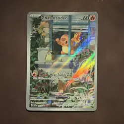 Pokemon TCG Charmander 044 SV: Scarlet & Violet Promo Full Art Holo 2023 Card - Image 1
