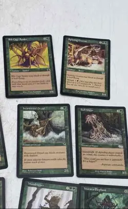 Magic The Gathering Bull Hippo Canopy Spider Wild Mammoth Trading Card Mixed Lot - Image 5