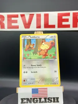 Teddiursa RC15/RC25 Legendary Treasures Radiant Collection Holo Pokemon TCG Card - Image 1