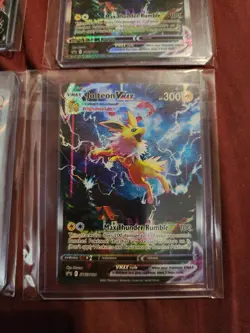 Lot Of 4 Cards Pokemon Jolteon V & VMAX Black Star Promo LP - Image 5