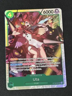 EXACT CARD PICTURED Uta ST16-001 Green Uta Deck One Piece TCG ENG FOIL - Image 1