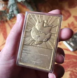 Limited Edition Gold Plated Pokemon Cards - Togepi And Pikachu With Pokeball - Image 2