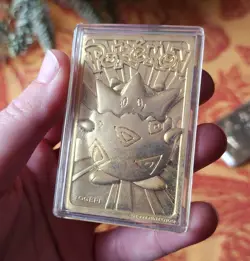 Limited Edition Gold Plated Pokemon Cards - Togepi And Pikachu With Pokeball - Image 3