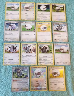 WOOLOO & DUBWOOL BUNDLE OF POKEMON CARDS - Image 1