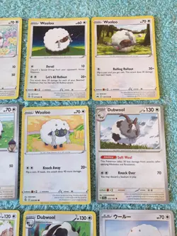 WOOLOO & DUBWOOL BUNDLE OF POKEMON CARDS - Image 3