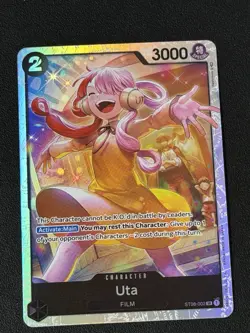 One Piece CCG Uta Starter Deck SR Holo Card ST08-002 NM - Image 1