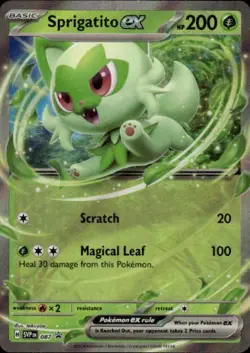 Sprigatito ex Holo Promo SV: Scarlet & Violet Promo Cards 087 NM - Image 1