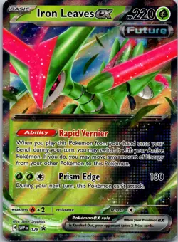 Iron Leaves ex SV: Scarlet & Violet Promo Cards 128 NM - Image 1