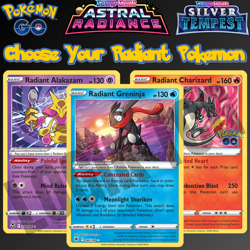 Radiant Pokemon - Choose Your Card - Sword & Shield - Radiant Rare - Pokemon TCG - Image 1