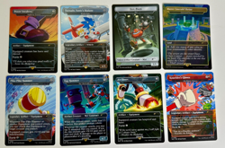 MTG: Magic the Gathering Secret Lair x Sonic Hedgehog: Turbo Gear Set of 8 - Image 1