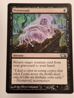 Disentomb - Magic 2013 Core Set M13 - Magic the Gathering MTG Nice! - Image 1