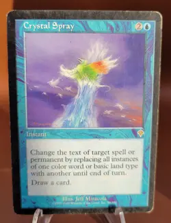 Crystal Spray x1 MTG Invasion Magic Heavy Play HP English - Image 1