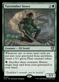 1x Turntimber Sower - NM - See Pic for Set - SPARROW MAGIC - Image 1