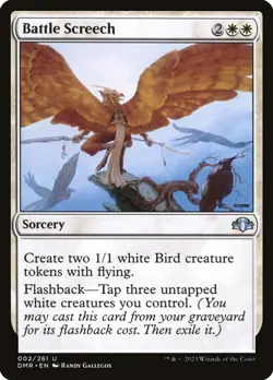 1x Battle Screech (FOIL) - NM - See Pic for Set - SPARROW MAGIC - Image 1