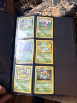 Pokemon Card Binder Lot Holo Foil Base Collection Cards Original WOTC 1999 + - Image 3