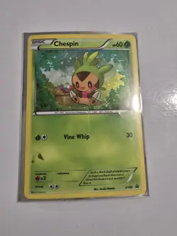 Chespin Holo Black Star Promo XY88 - Pokemon TCG XY - LP - Image 1