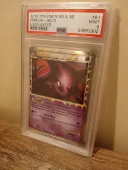 Pokemon Espeon 81/90 HGSS Undaunted Prime Ultra Rare Holo - PSA 9 MINT - Image 3