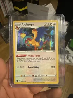 147/195 Archeops NON HOLO Exclusive Deck Variant Promo Pokemon NM Silver Tempest - Image 1