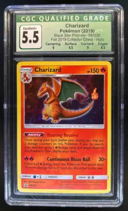 2016-19 Pokemon SM Black Star Promos Charizard #SM226 CGC 5.5 - Image 1