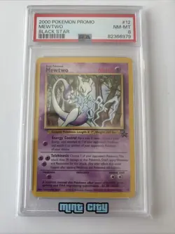 PSA 8 2000 Pokemon Black Star Promo Nintendo Power 131 WOTC Mewtwo 12 - Image 1