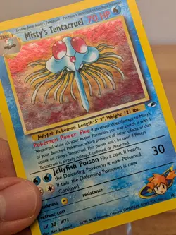 2000 Gym Heroes Misty's Tentacruel Holo Rare 10/132 Vtg Wotc LP - Image 3