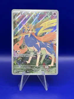 Pokemon Phantasmal Flames Zacian 100/94 Illustration Rare NM - Image 1