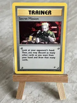 Pokemon TCG Secret Mission 118/132 Gym Heroes Regular (English) - NM(-) - Image 1