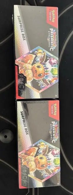 Pokemon TCG Prismatic Evolutions Surprise Boxes lot of 2 - Image 2